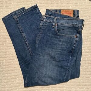 Levi's Men's Dark Blue Straight Leg Jeans